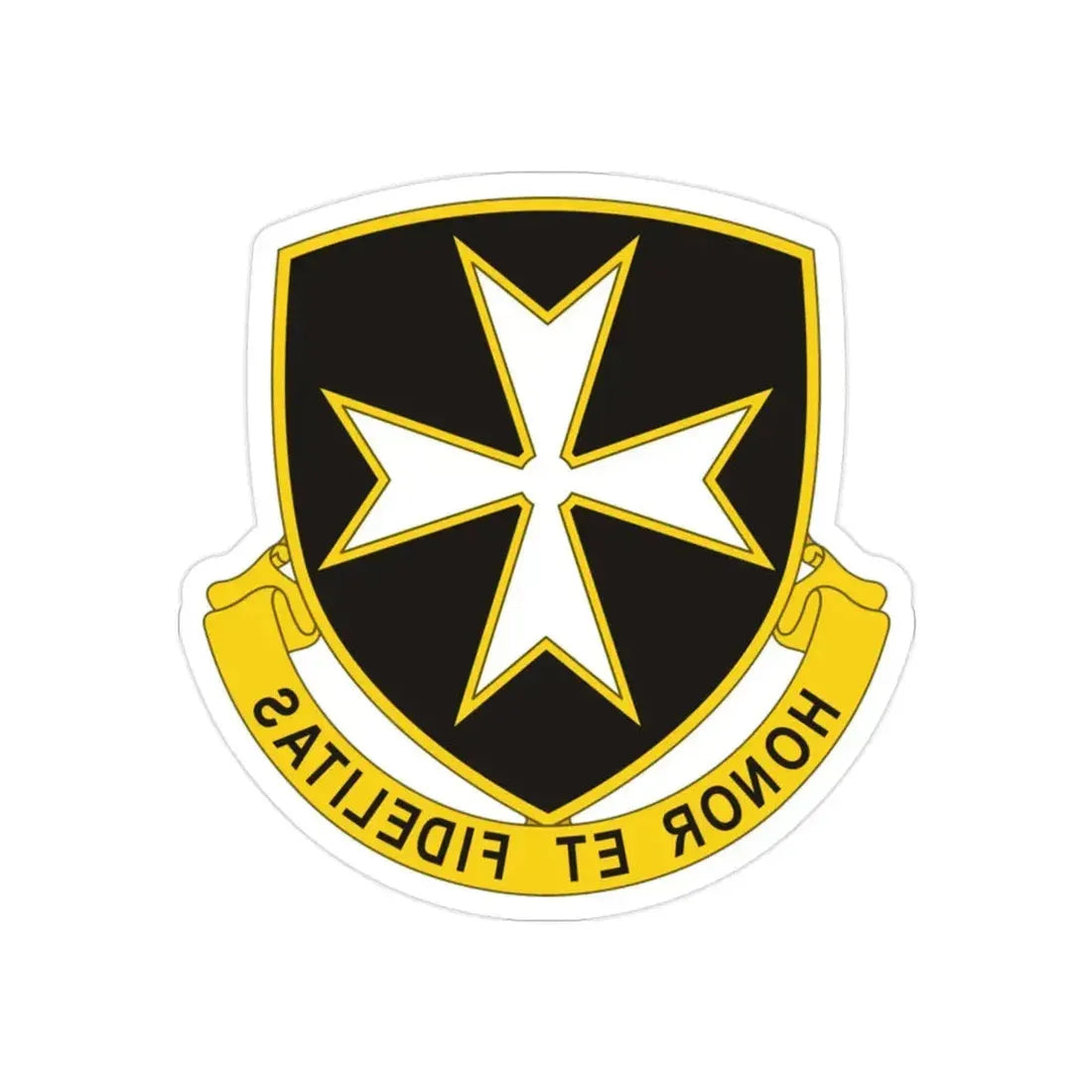 65th Infantry Regiment (U.S. Army) REVERSE PRINT Transparent Die-Cut STICKER - The Sticker Space