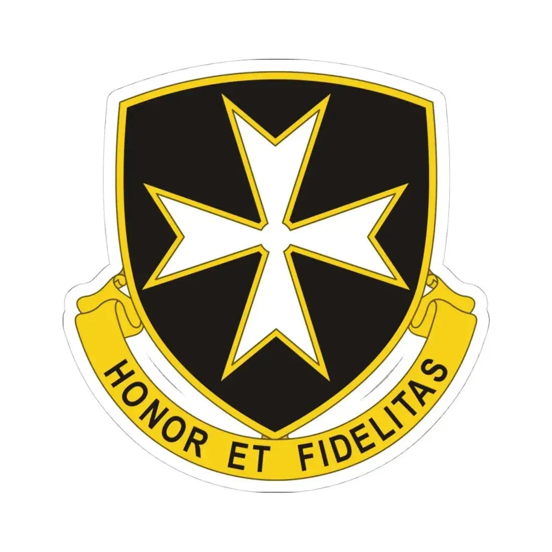 65th Infantry Regiment (U.S. Army) STICKER Vinyl Kiss-Cut Decal 4 Inch White - The Sticker Space