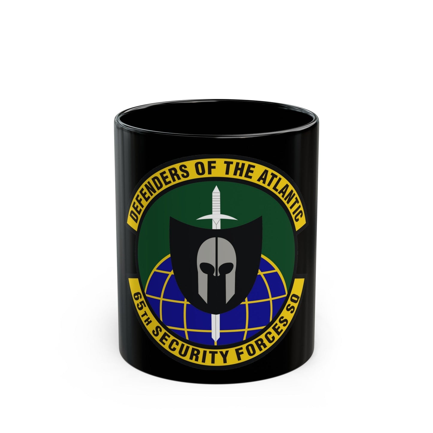 65th Security Forces Squadron (U.S. Air Force) Black Coffee Mug-11oz-The Sticker Space