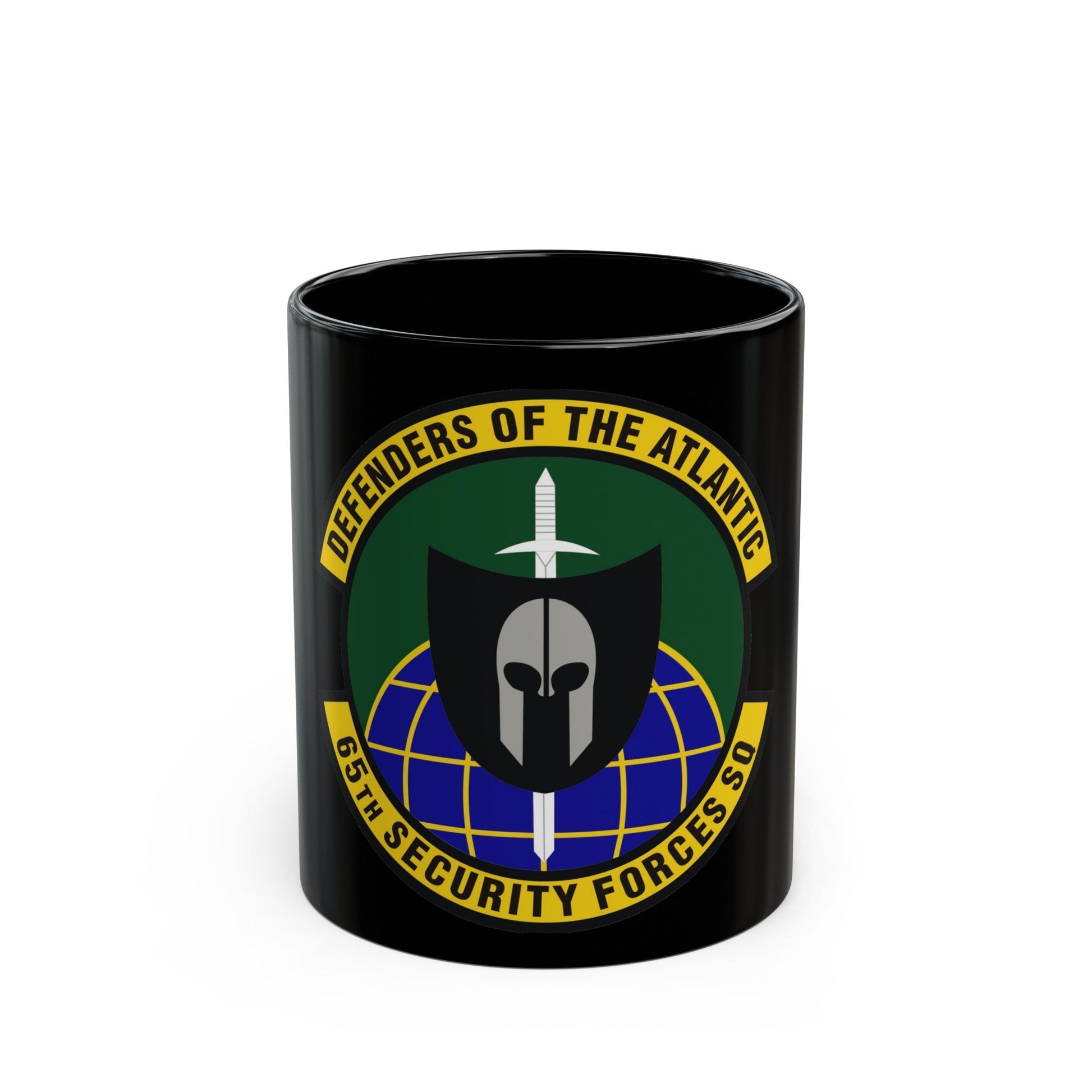 65th Security Forces Squadron (U.S. Air Force) Black Coffee Mug-11oz-The Sticker Space