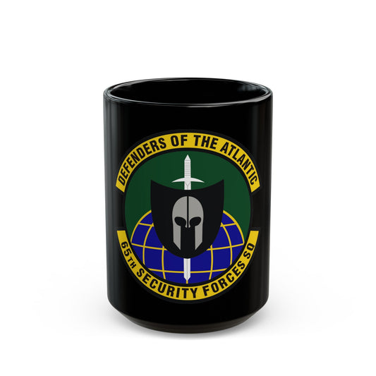 65th Security Forces Squadron (U.S. Air Force) Black Coffee Mug-15oz-The Sticker Space