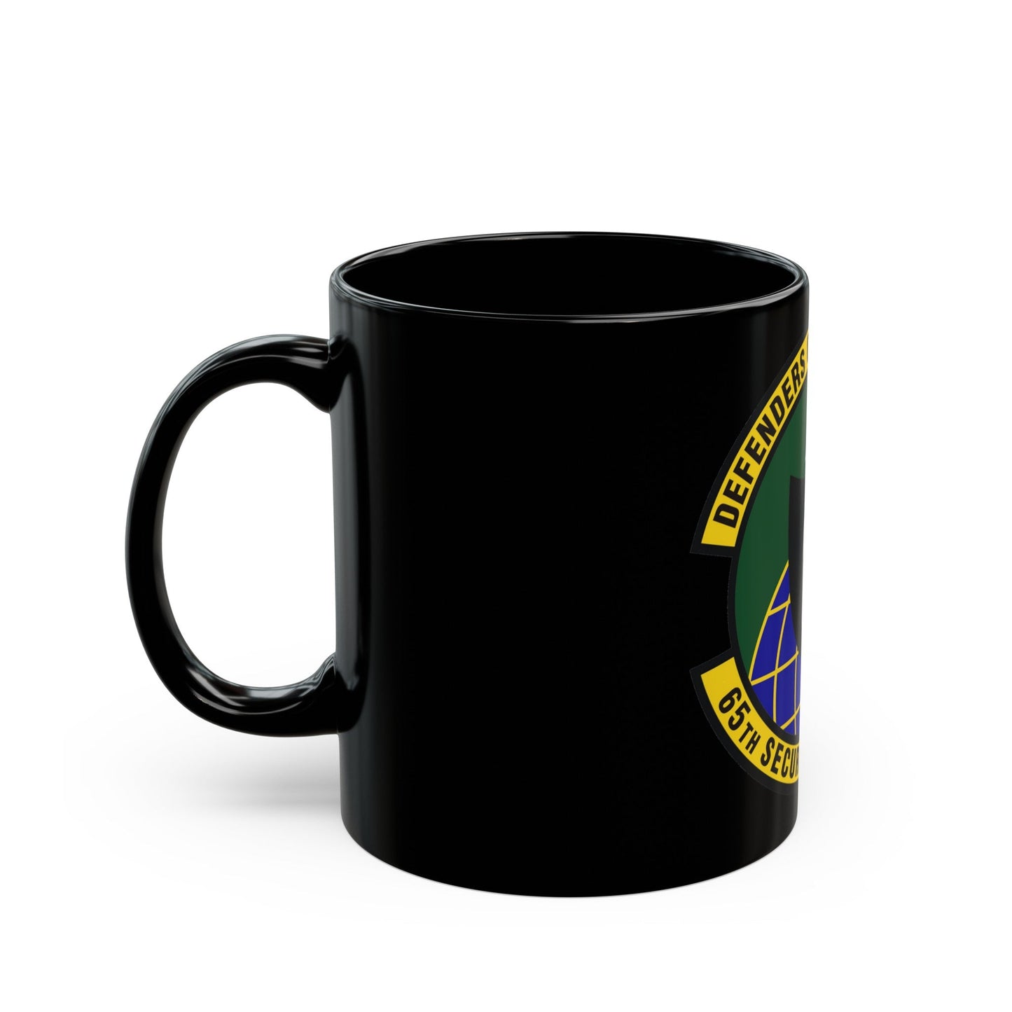 65th Security Forces Squadron (U.S. Air Force) Black Coffee Mug-The Sticker Space