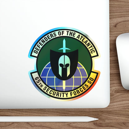 65th Security Forces Squadron (U.S. Air Force) Holographic STICKER Die-Cut Vinyl Decal-The Sticker Space