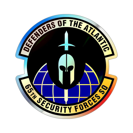 65th Security Forces Squadron (U.S. Air Force) Holographic STICKER Die-Cut Vinyl Decal-6 Inch-The Sticker Space