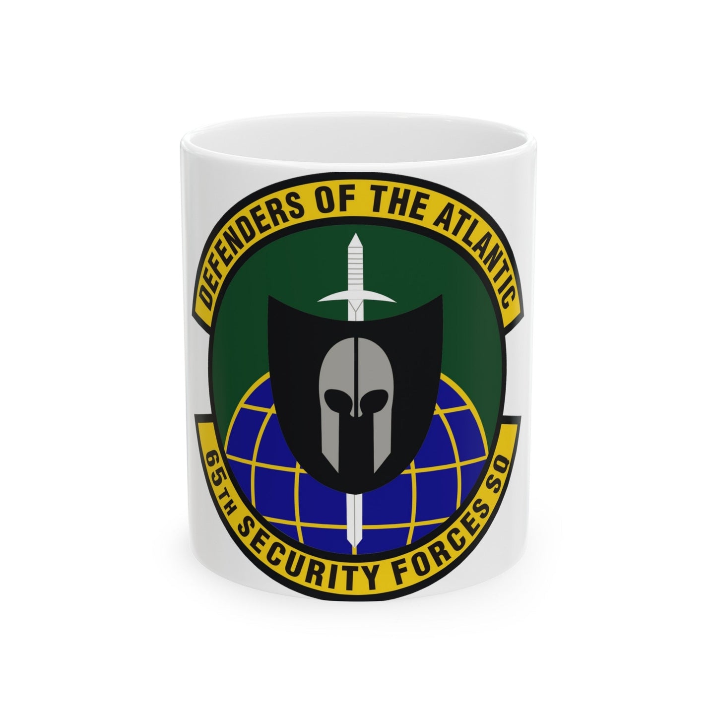 65th Security Forces Squadron (U.S. Air Force) White Coffee Mug-11oz-The Sticker Space