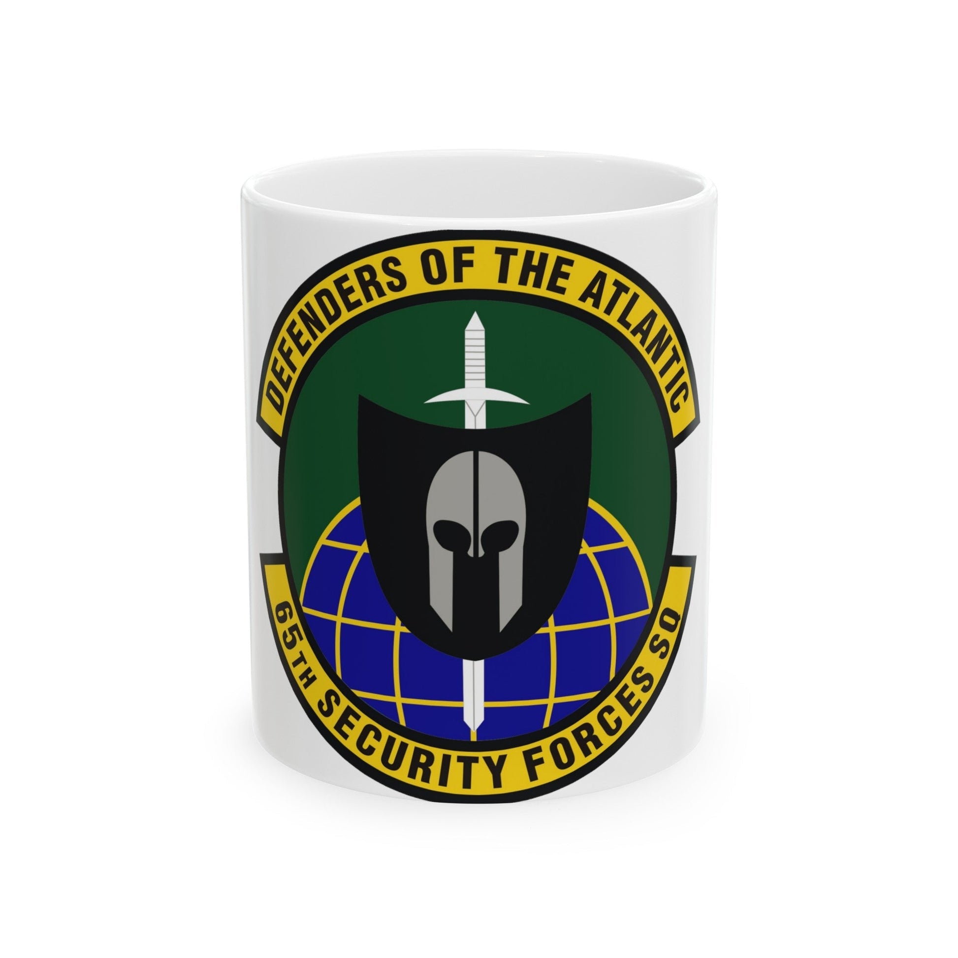 65th Security Forces Squadron (U.S. Air Force) White Coffee Mug-11oz-The Sticker Space