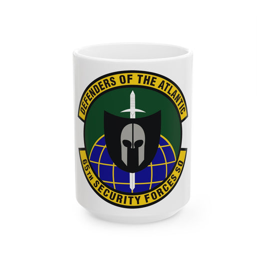 65th Security Forces Squadron (U.S. Air Force) White Coffee Mug-15oz-The Sticker Space