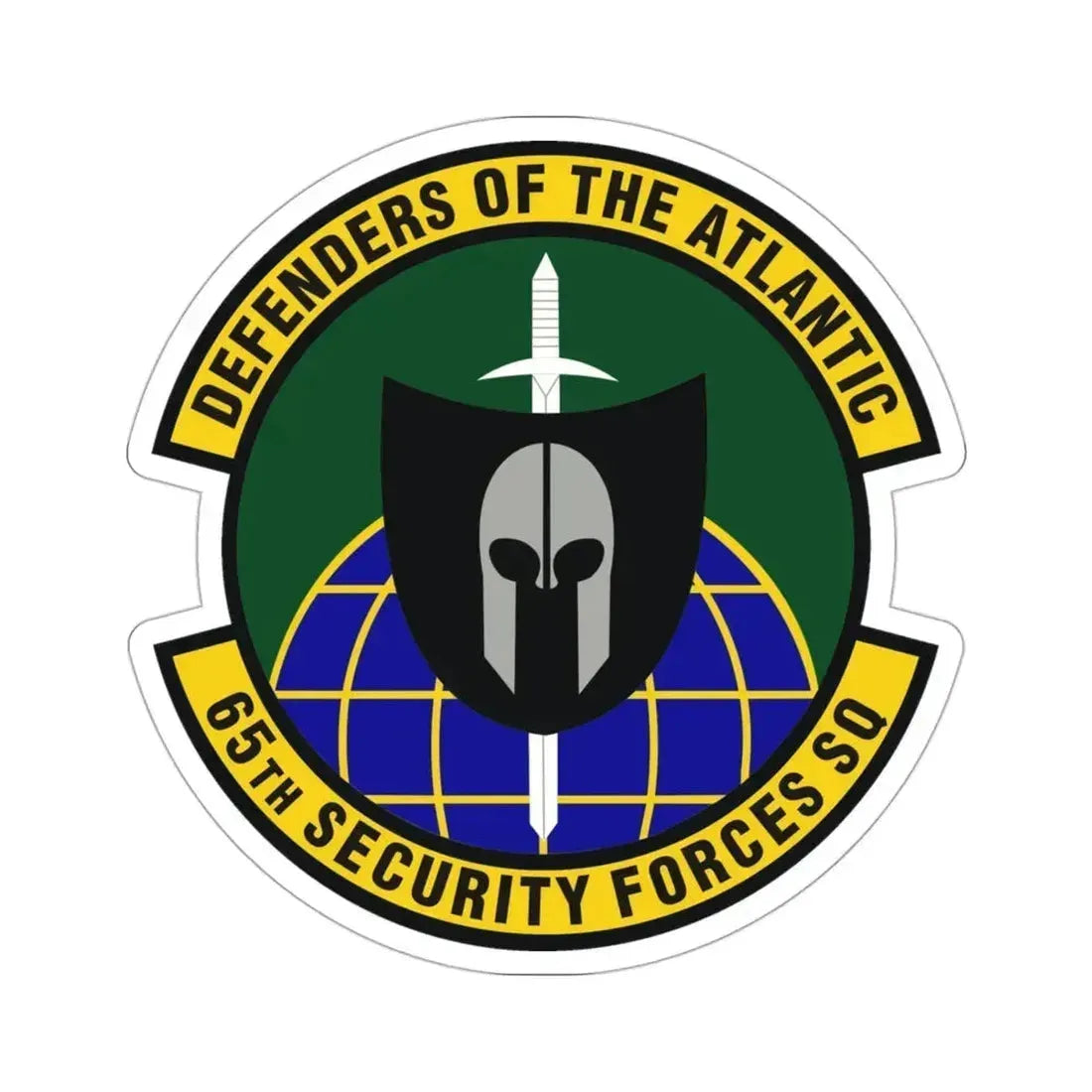 65th Security Forces Squadron (U.S. Air Force) STICKER Vinyl Die-Cut Decal 3 Inch - The Sticker Space