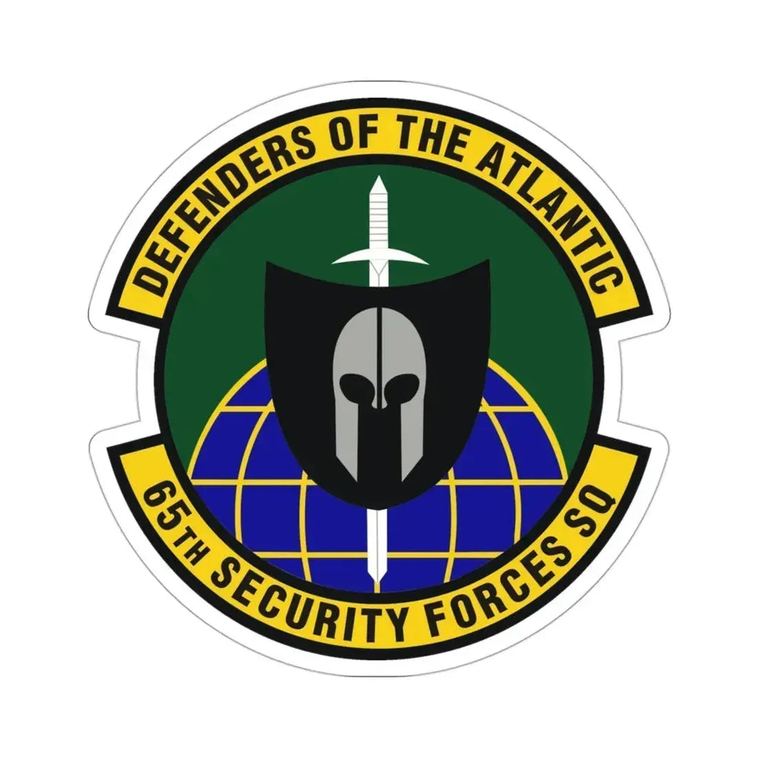 65th Security Forces Squadron (U.S. Air Force) STICKER Vinyl Die-Cut Decal 3 Inch - The Sticker Space