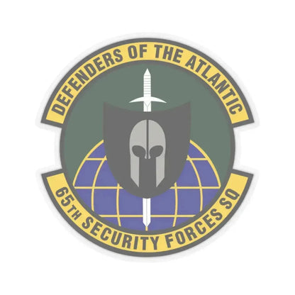65th Security Forces Squadron (U.S. Air Force) STICKER Vinyl Kiss-Cut Decal 2 Inch Transparent - The Sticker Space