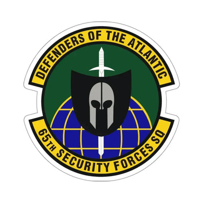 65th Security Forces Squadron (U.S. Air Force) STICKER Vinyl Kiss-Cut Decal 3 Inch White - The Sticker Space
