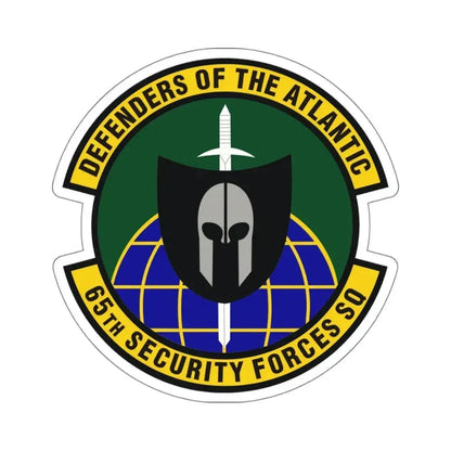 65th Security Forces Squadron (U.S. Air Force) STICKER Vinyl Kiss-Cut Decal 4 Inch White - The Sticker Space
