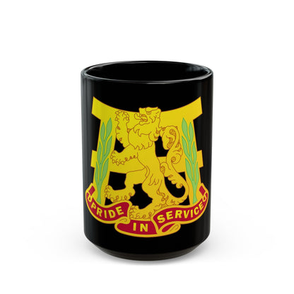 66 Maintenance Battalion (U.S. Army) Black Coffee Mug-15oz-The Sticker Space