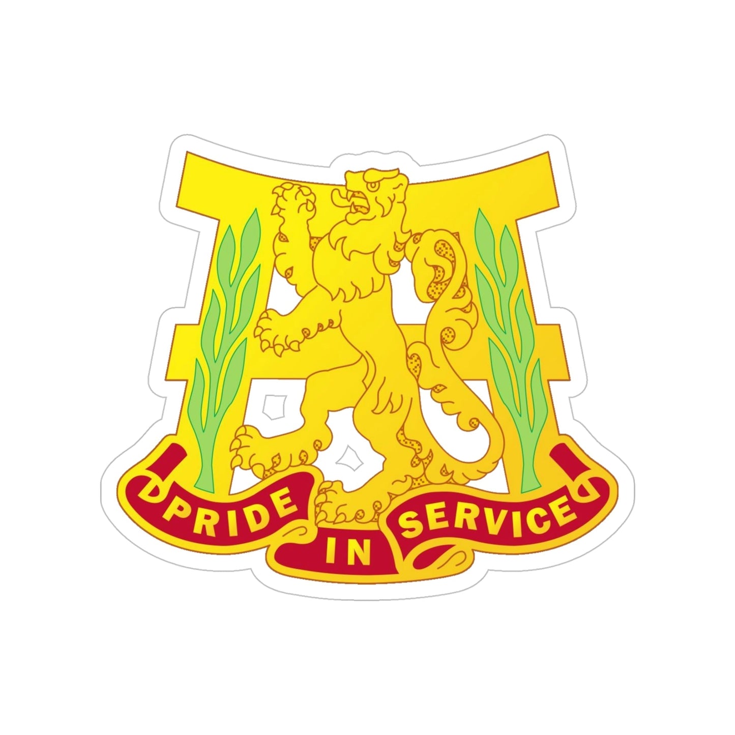 66 Maintenance Battalion (U.S. Army) Transparent STICKER Die-Cut Vinyl Decal-5 Inch-The Sticker Space