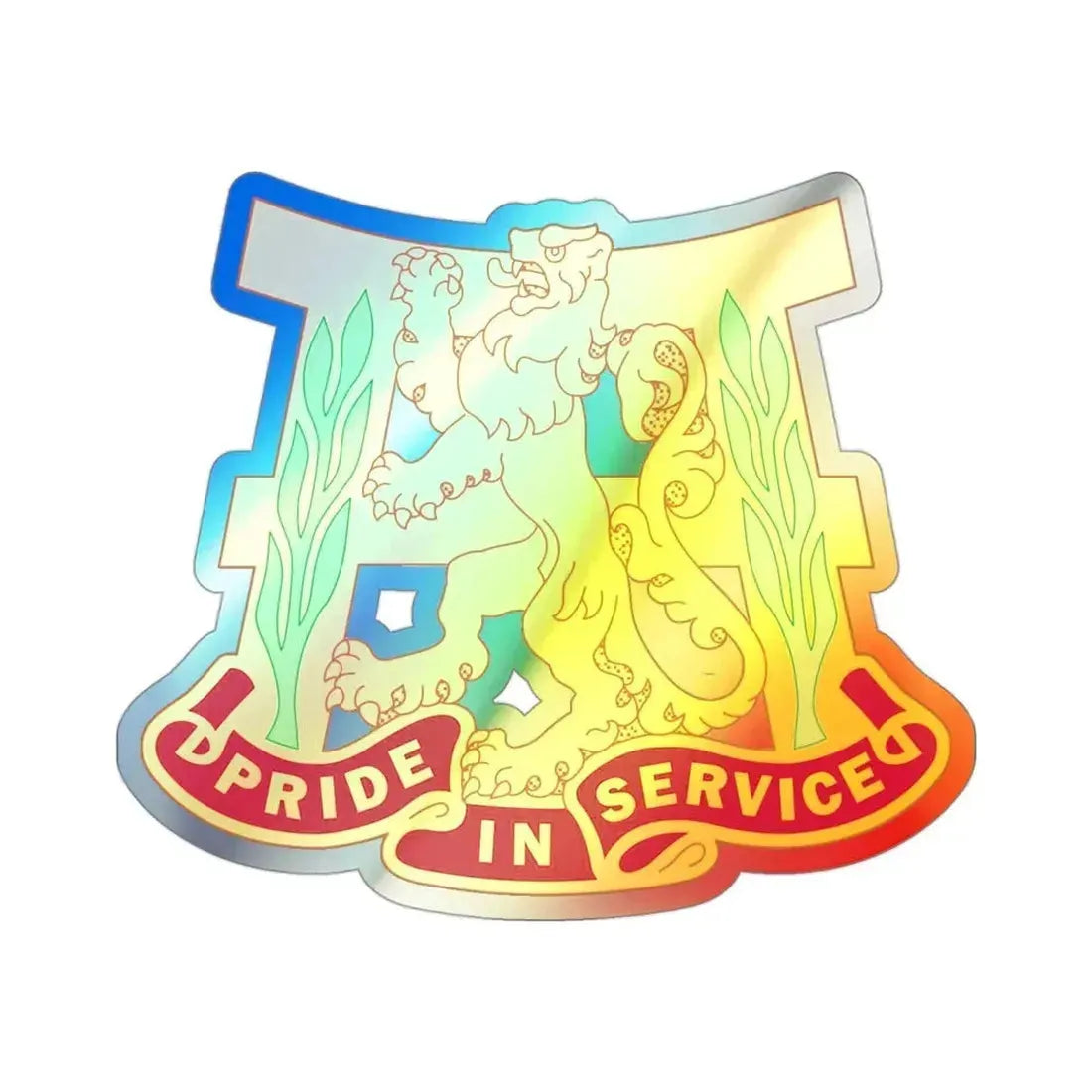 66 Maintenance Battalion (U.S. Army) Holographic STICKER Die-Cut Vinyl Decal - The Sticker Space