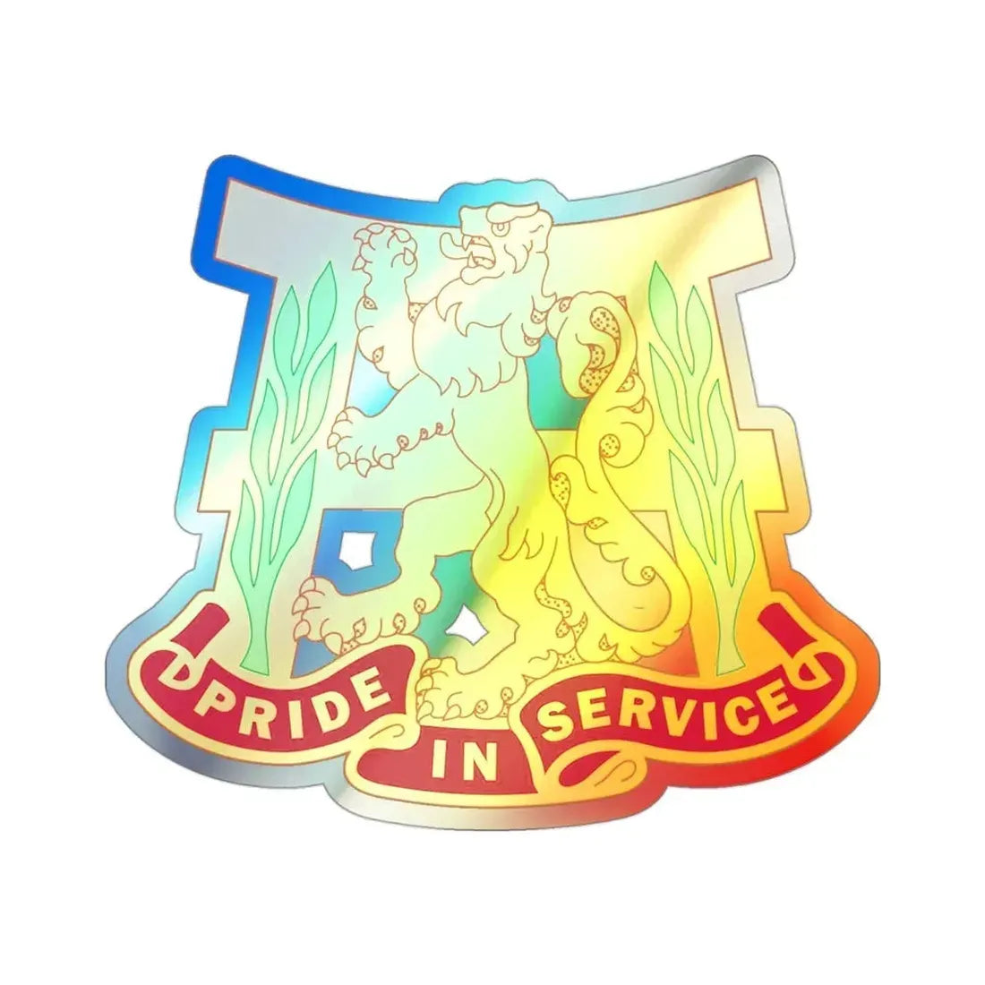 66 Maintenance Battalion (U.S. Army) Holographic STICKER Die-Cut Vinyl Decal - The Sticker Space