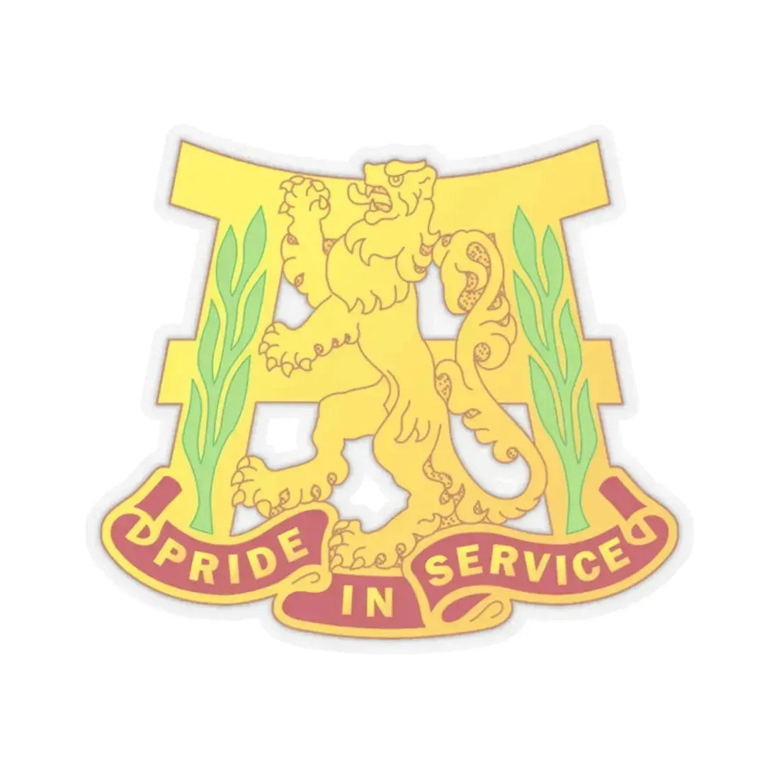 66 Maintenance Battalion (U.S. Army) STICKER Vinyl Kiss-Cut Decal 2 Inch Transparent - The Sticker Space