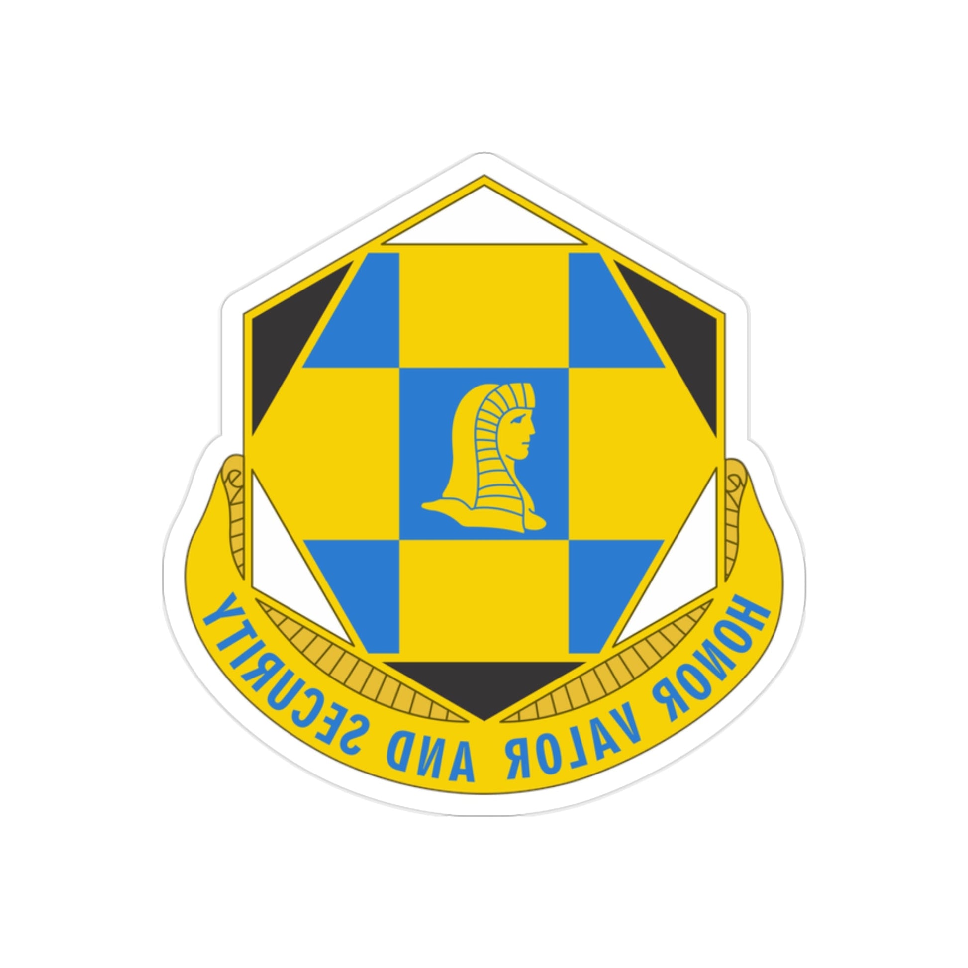 66 Military Intelligence Brigade 2 (U.S. Army) REVERSE PRINT Transparent STICKER-2" × 2"-The Sticker Space