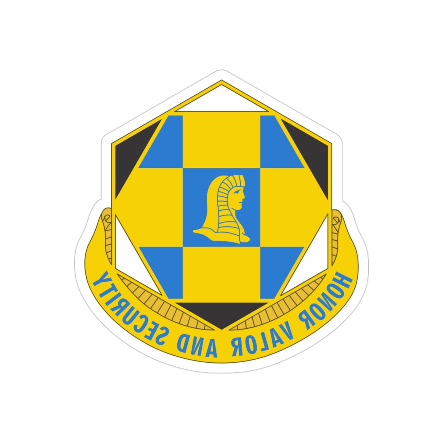 66 Military Intelligence Brigade 2 (U.S. Army) REVERSE PRINT Transparent STICKER-3" × 3"-The Sticker Space