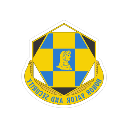 66 Military Intelligence Brigade 2 (U.S. Army) REVERSE PRINT Transparent STICKER-3" × 3"-The Sticker Space