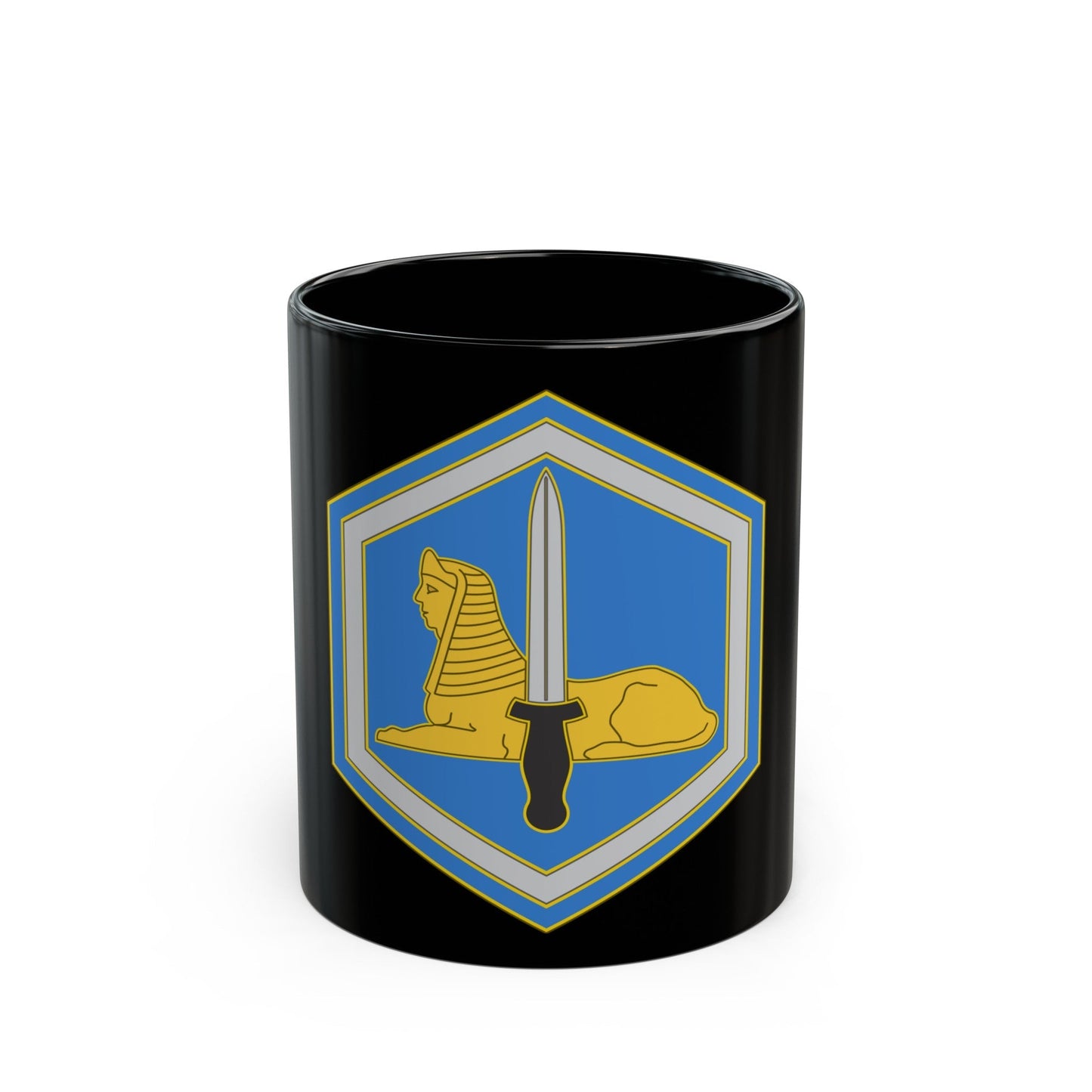 66 Military Intelligence Brigade 3 (U.S. Army) Black Coffee Mug-11oz-The Sticker Space