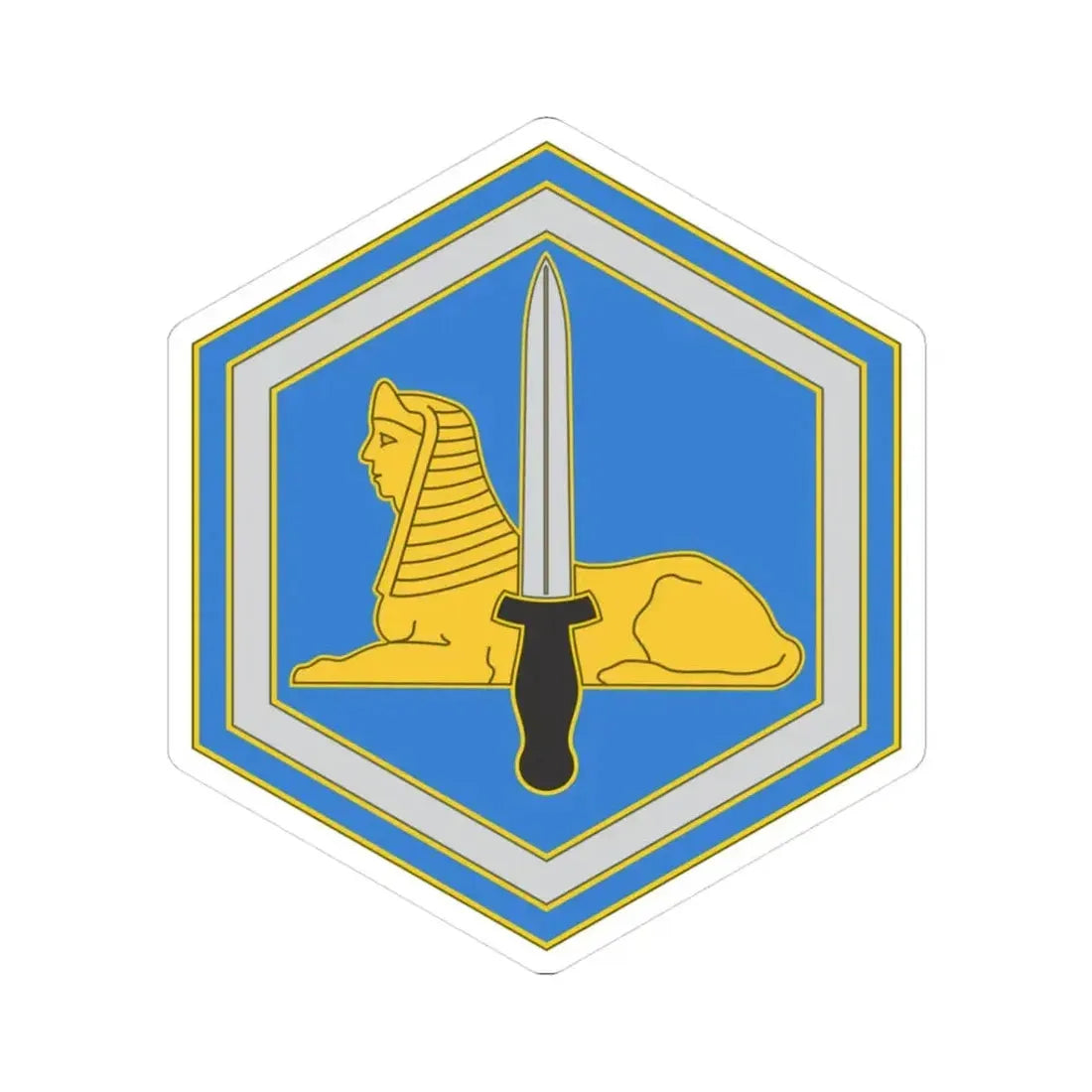 66 Military Intelligence Brigade 3 (U.S. Army) STICKER Vinyl Kiss-Cut Decal 3 Inch White - The Sticker Space