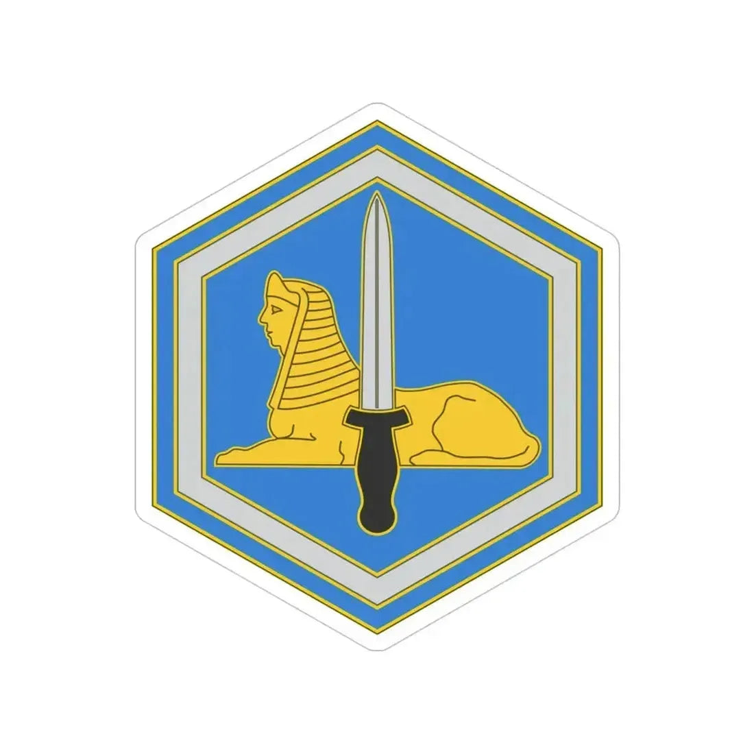 66 Military Intelligence Brigade 3 (U.S. Army) Transparent STICKER Die-Cut Vinyl Decal 4 Inch - The Sticker Space
