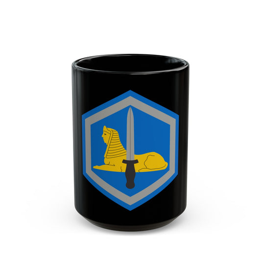 66 Military Intelligence Brigade (U.S. Army) Black Coffee Mug-15oz-The Sticker Space