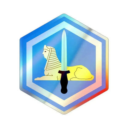 66 Military Intelligence Brigade (U.S. Army) Holographic STICKER Die-Cut Vinyl Decal 2 Inch Holographic - The Sticker Space