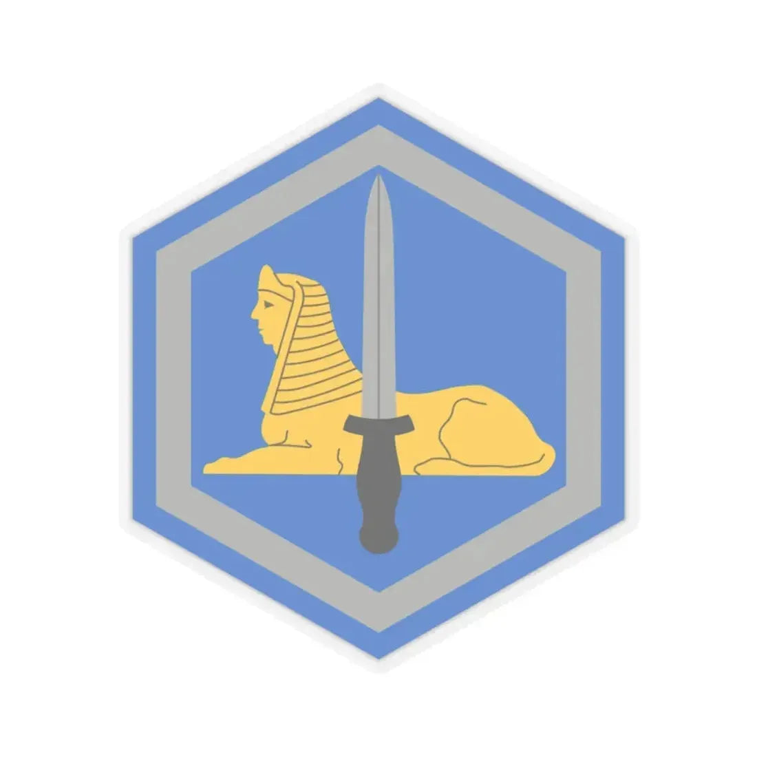 66 Military Intelligence Brigade (U.S. Army) STICKER Vinyl Kiss-Cut Decal 4 Inch Transparent - The Sticker Space