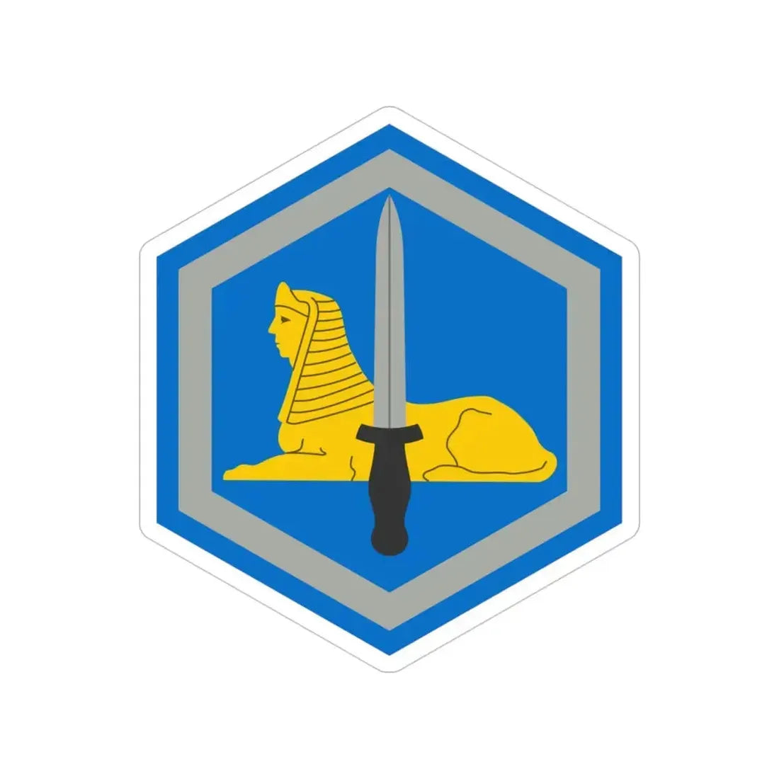 66 Military Intelligence Brigade (U.S. Army) Transparent STICKER Die-Cut Vinyl Decal 4 Inch - The Sticker Space