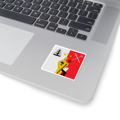 Flag of Norbert Brunner (Switzerland) STICKER Vinyl Kiss-Cut Decal