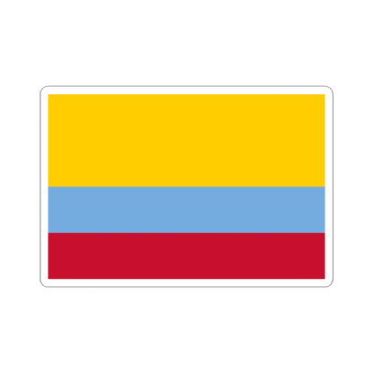 Flag of Venezuela with no coat of arms 1811-1836 (Colombia) STICKER Vinyl Kiss-Cut Decal