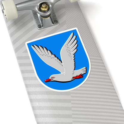 Ahlainen.vaakuna (Finland) (Coat of Arms) STICKER Vinyl Kiss-Cut Decal