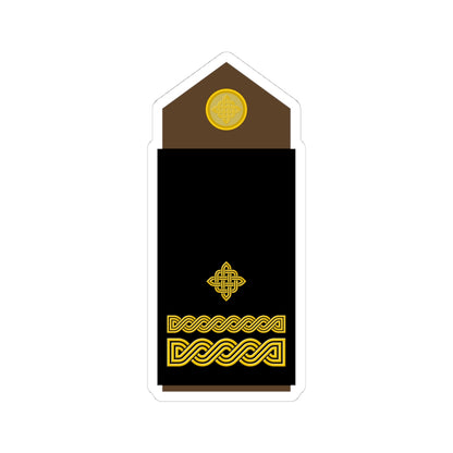 Army HRV OF 03 (Croatia) (Military Rank) STICKER Vinyl Kiss-Cut Decal