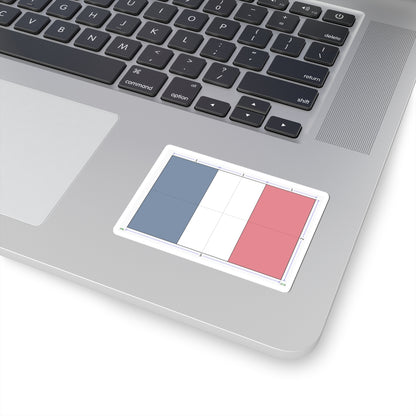 Flag of France construction sheet (France) STICKER Vinyl Kiss-Cut Decal