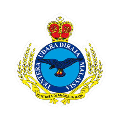 Badge of the Royal Malaysian Air Force (Malaysia) (Coat of Arms) STICKER Vinyl Kiss-Cut Decal