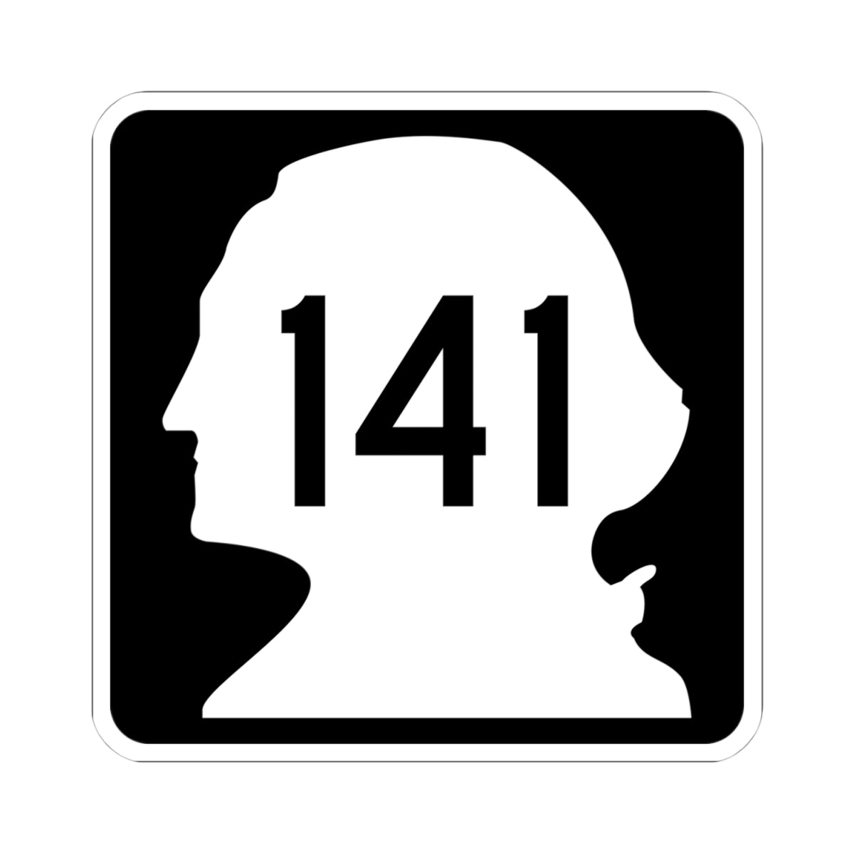 WA-141 (Washington) (Road Sign) STICKER Vinyl Kiss-Cut Decal