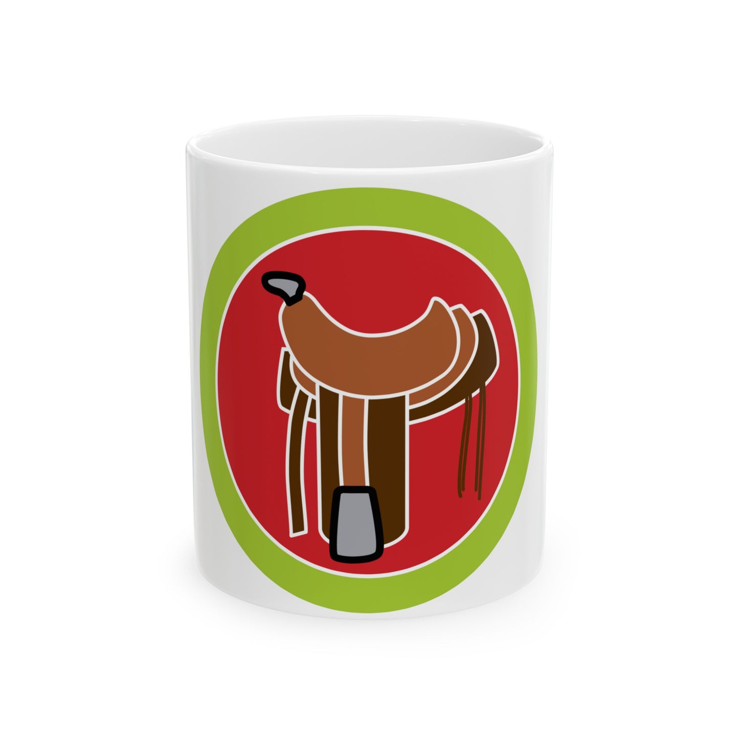 Horsemanship (Boy Scout Merit Badge) White Coffee Mug-11oz-The Sticker Space