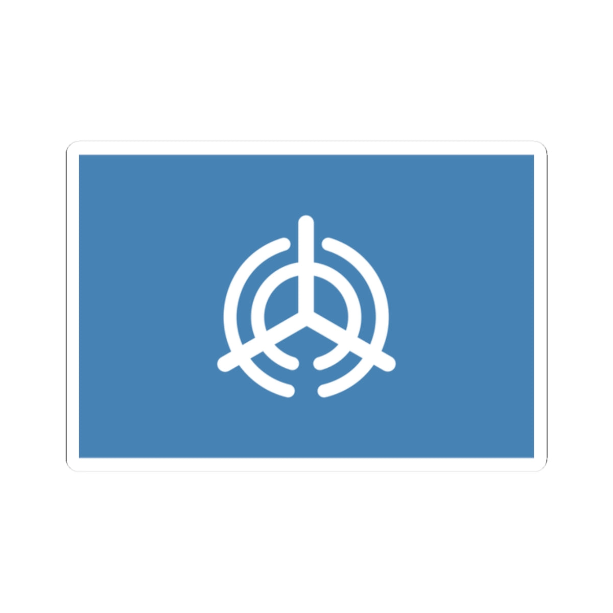 Flag of Oita Oita (Japan) STICKER Vinyl Kiss-Cut Decal