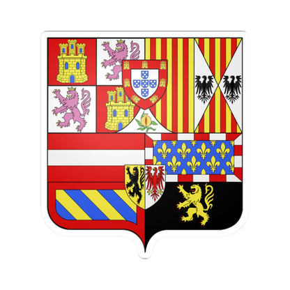 Armoiries Philippe II dEspagne (Portugal) (Coat of Arms) STICKER Vinyl Kiss-Cut Decal