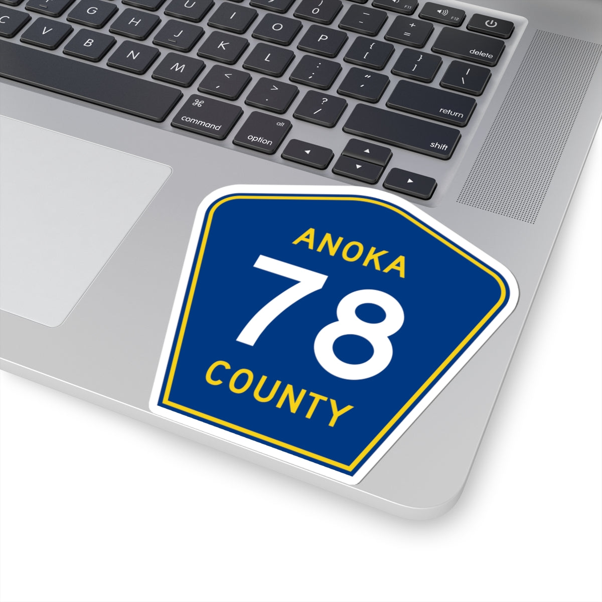 Anoka County 78 (Minnesota) (Road Sign) STICKER Vinyl Kiss-Cut Decal