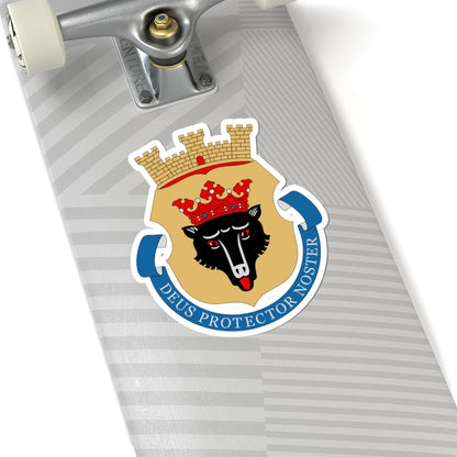 Porin vaakuna (Finland) (Coat of Arms) STICKER Vinyl Kiss-Cut Decal