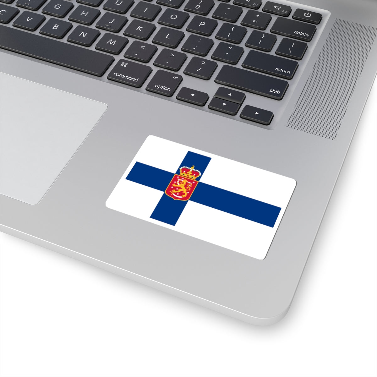 Flag of Finland 1918-1920 (Finland) STICKER Vinyl Kiss-Cut Decal