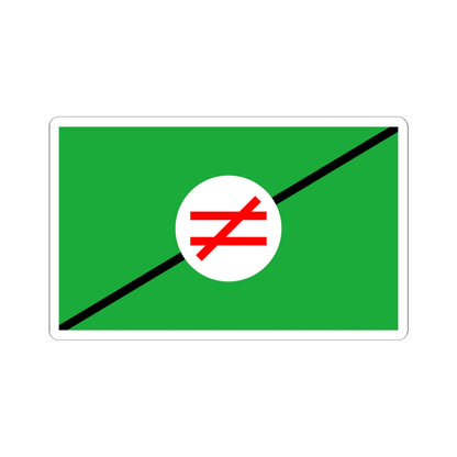 Flag of Pan-Iranist-Party (Iran) STICKER Vinyl Kiss-Cut Decal