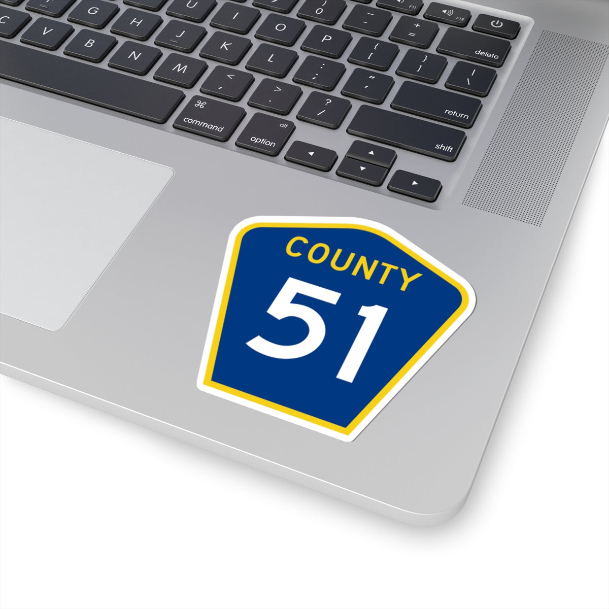 County 51 MN (Minnesota) (Road Sign) STICKER Vinyl Kiss-Cut Decal