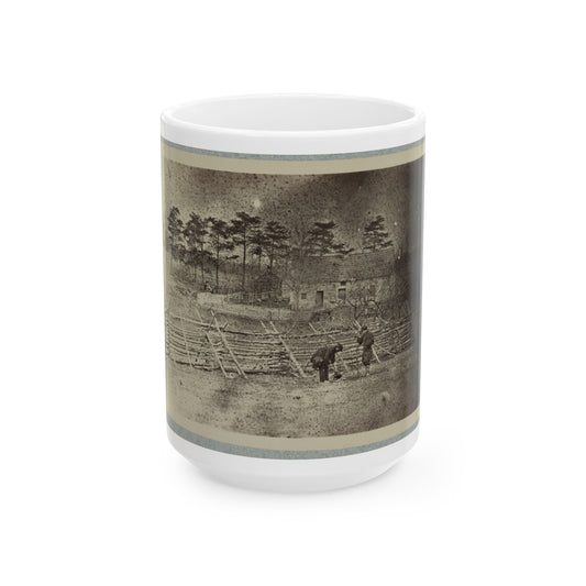 Battlefield Of Bull Run, Matthew's House (U.S. Civil War) White Coffee Mug