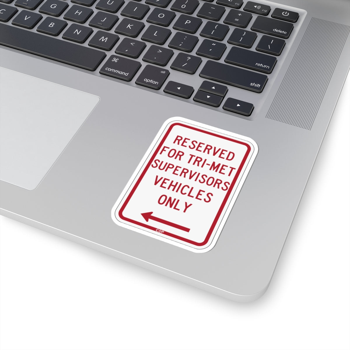 PBOT Road sign P4030 (Oregon) (Road Sign) STICKER Vinyl Kiss-Cut Decal