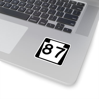 PA-87 (Pennsylvania) (Road Sign) STICKER Vinyl Kiss-Cut Decal