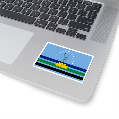 Flag of Monagas State (Venezuela) STICKER Vinyl Kiss-Cut Decal